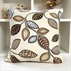 Boho Leaf Throw Pillow Cover Vintage Botanical Floral Decorative Cushion Case For Luxury Modern Home Decor Gift