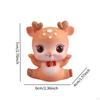 Deer Miniature Figurine Desktop Ornament for Entrance Fireplace Cabinet Style A