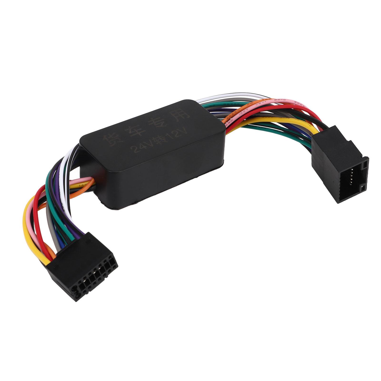 

Truck 24V to 12V Voltage Buck Converter Volt Converter Transformer Reduction Module for Android