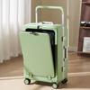 TianYin ABS&PC Aluminum Frame Front-Opening Luggage