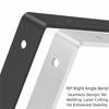 Stainless Steel L Type Shelf Brackets 90 Degree Concealed Triangular Support Frame Enduring Rustproof Floating Shelf Bracket