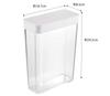 Yamazaki Dry Food Storage X X Tower Sliding Cereal Storage 4952 Container, White, Approx. W18.7 D8.5 H24.5cm, Style, Closure, Container,