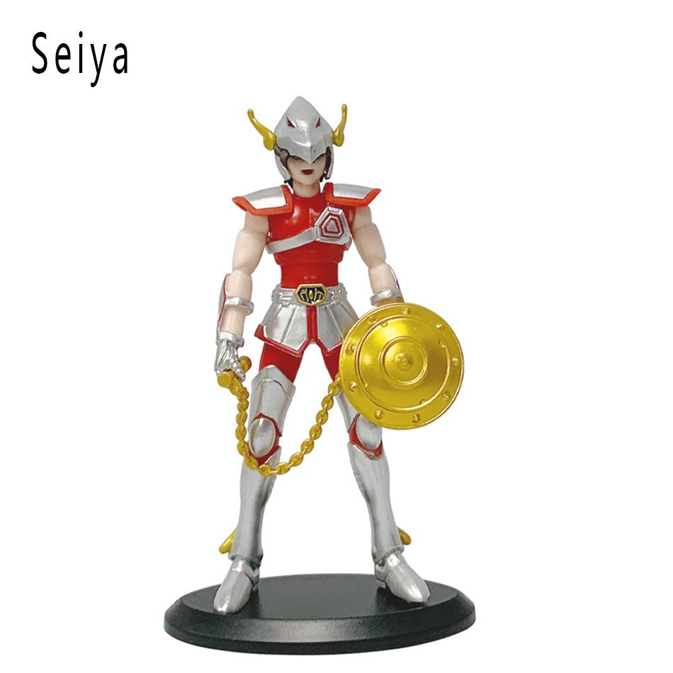 Anime Figure Phoenix Ikki Hyoga Seiya Shiryu Standing Armor Model Children's Toys PVC Box Desktop Collection Christmas Toys