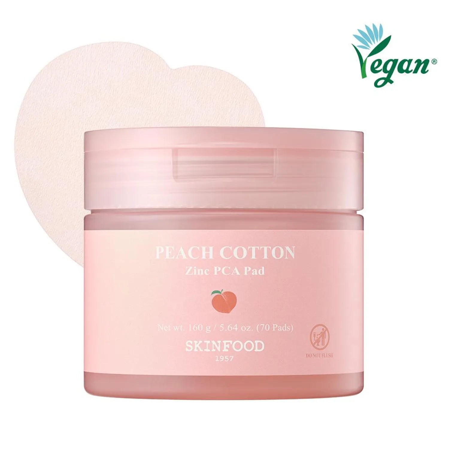 SKINFOOD Peach Cotton Zinc PCA Pad 70P PCA Pad 70P