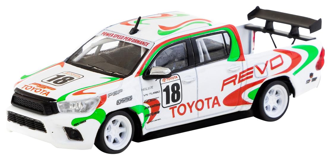 

TARMACWORKS Toyota Hilux Белый Готовое изделие 1/64 T64-041-WH2