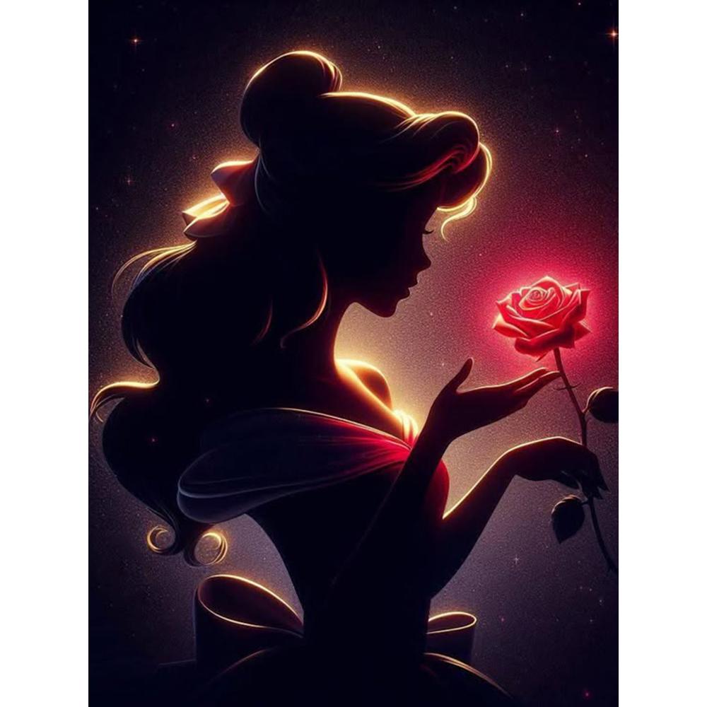 Prinzessin Diamantmalerei Kits Frozen Schneewittchen Heimdeko Vollrunde Diamantmosaik Stickerei Kreuzstich Geschenk