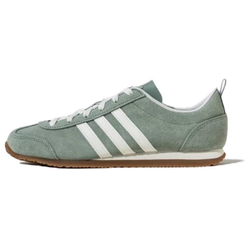 Adidas VS Jog 2.0 Silver Green Gum Unisex Sneakers Off-White JS4445