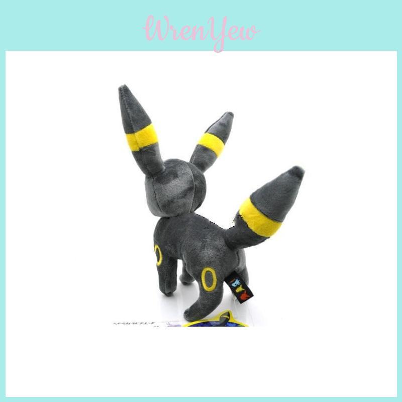 Pelúcia Premium Cinza Pokémon Eevee Umbreon Macia Boneca de Pelúcia Para Crianças e Colecionadores
