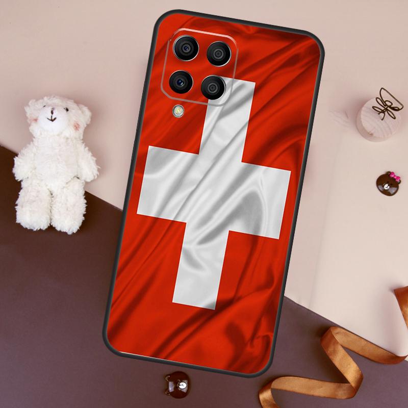 

Switzerland Swiss Flag Case For Samsung Galaxy M32 M52 M14 M54 M13 M33 M53 M56 M36 M16 M31 M11 M12 M35 M55 M15 M06 Samsung M52 5G