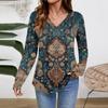 Women Long Sleeve Tops Dressy Casual V Neck Tshirts Basics Tee Vacation Fall Fashion Clothes