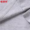 Hengyuanxiang Men's Cotton Polo Shirt with Print