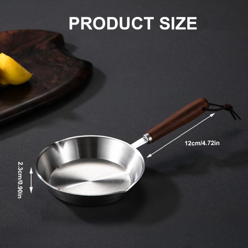 Olie Spetterende Potten Kleine Pannen Anti-aanbak Kleine Melkpannen Hete Olie Potten 304 Roestvrij Staal Textuur Geschikt Voor Olie Druppelen