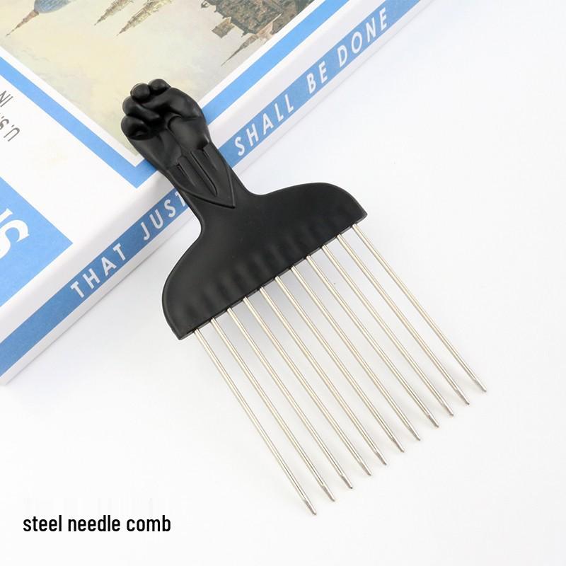 Men's Pompadour Fishbone Styling Comb – Plastic Hairdressing & Drawing Comb for Pomade.