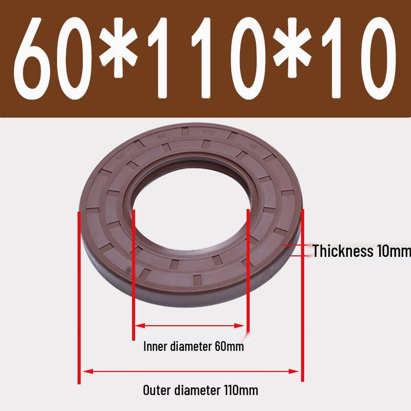 Fluororubber TC Skeleton Oil Seal
