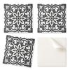 Self-Adhesive Decorative Vinyl Tiles for Home Floral Pattern with Ornaments 20x20x20 Cm