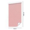 Checkerboard wallpaper, coral and white, subtle detail, 50x1000