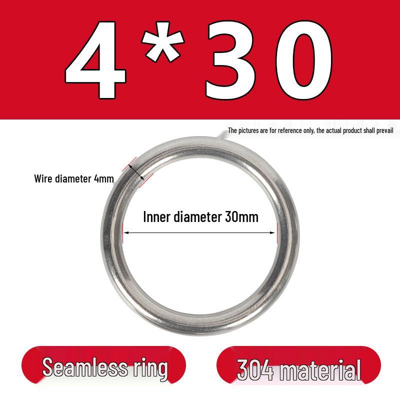 Stainless Steel Seamless O-Ring: Corrosion-Resistant Accessory for Handbags and Pet Gear