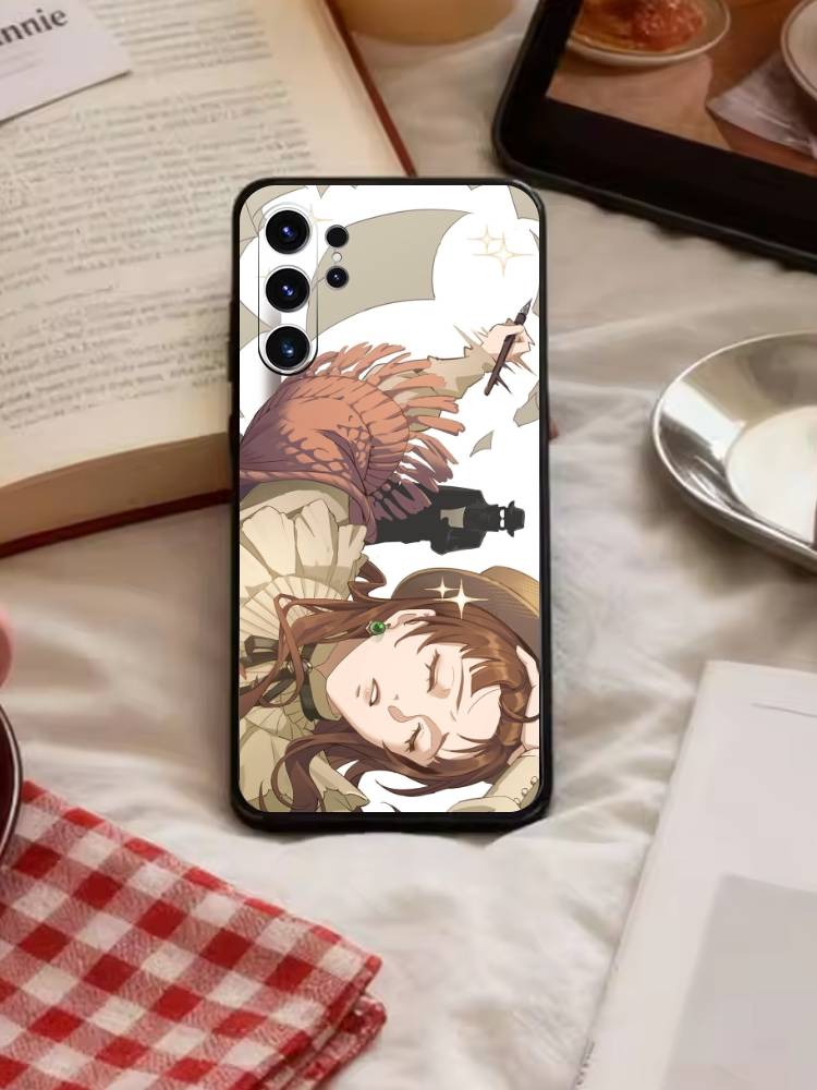 Atelier Of Witch Hat Phone Case For Samsung S26,S25,S24,S23,S22,S21,S20,Ultra,Plus,FE Black Soft Cover