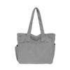 Simple literary tote bag women's new casual shoulder bag large capacity trendy handbag