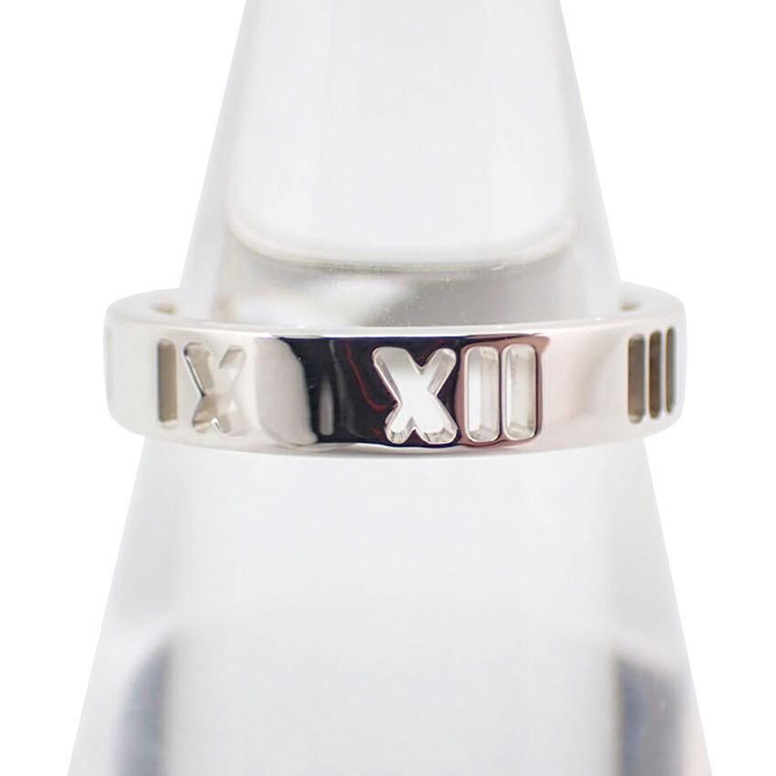 [Used] TIFFANY 925 Open Atlas Narrow Ring Size 6/6/g530-69
