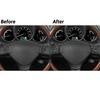 2Pcs For Lexus RX330 RX350 Carbon Fiber Steering Wheel Button Cover Trim Type A
