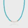 Bohemian Freshwater Pearl & Turquoise Clavicle Necklace for Women