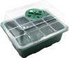 Gardening Seedling Tray Set: 6-Hole & 12-Hole Trays with Air Vents and Switchable Lids - 3 Pieces
