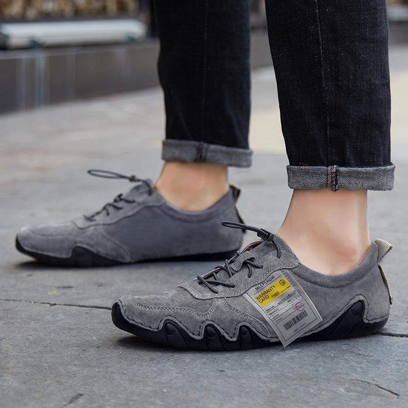 Genuine Leather Shoes Men Casual Shoes Large Size 38-46 Comfortable Driving Shoes Moccasins Men Loafers