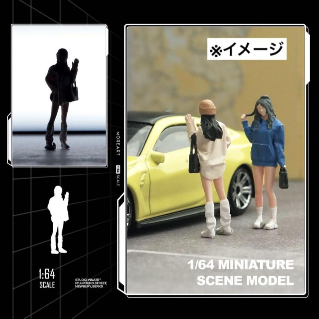 Figure Casual Clothes Girl 22223606 Model Diorama Mini Car 1/64 [Item]