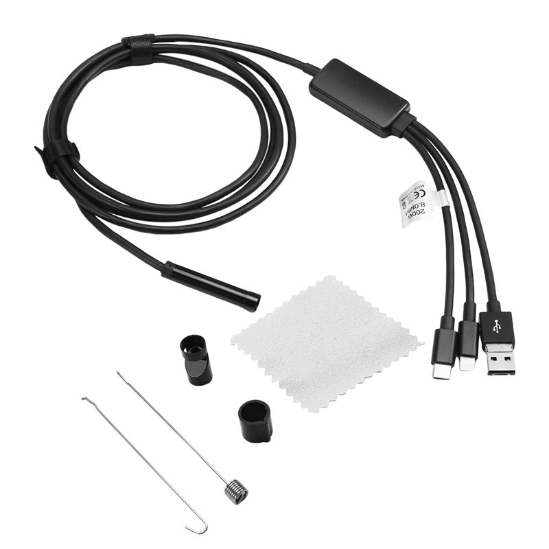 AEE2-Mobile Phone Endoscope High-Definition Endoscope High-Definition Endoscope 4-In-1 Endoscope Waterproof Car Endoscope