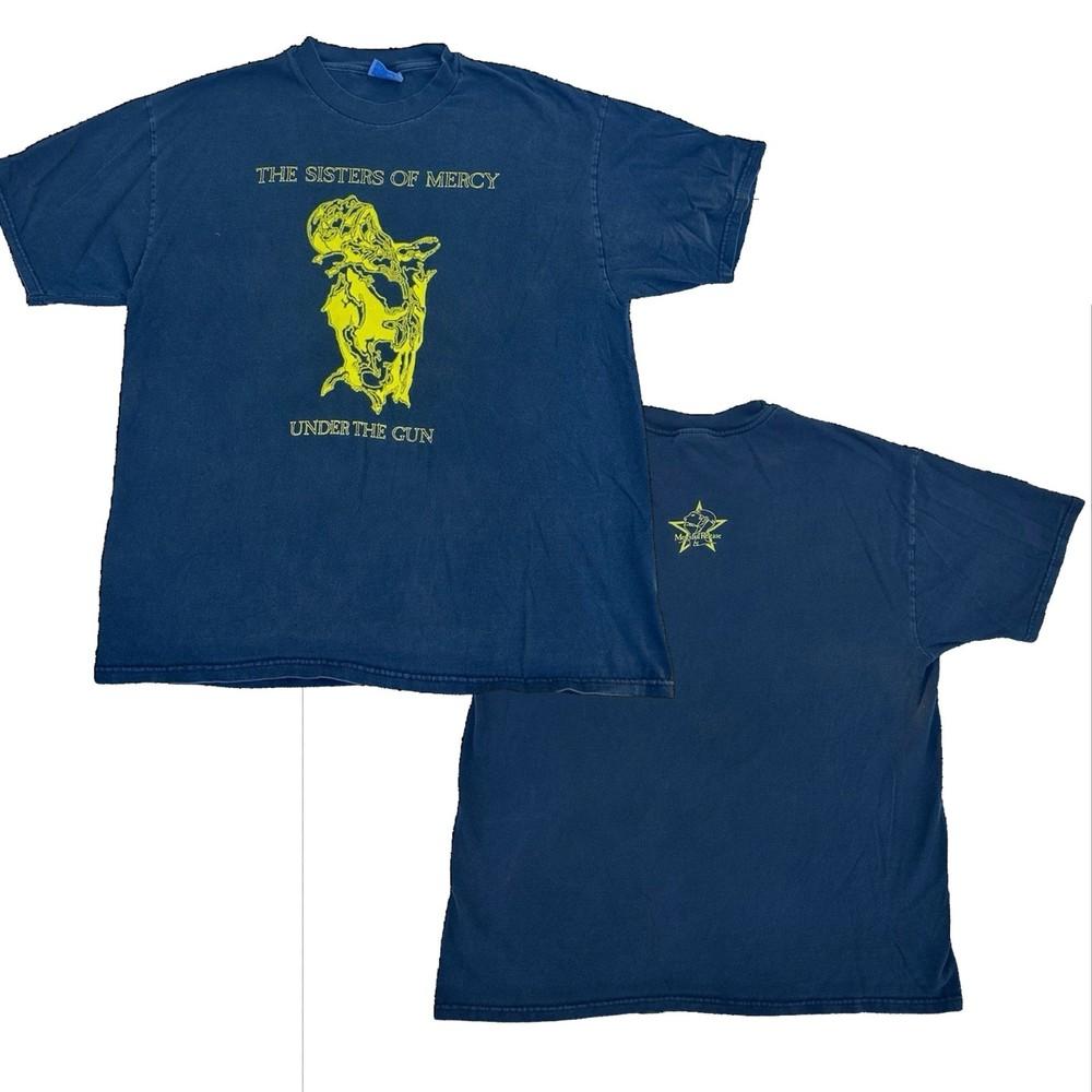 

Vintage Rare Sisters Of Mercy Under The Gun Cotton All Size 20D77 Unisex T-Shirt L