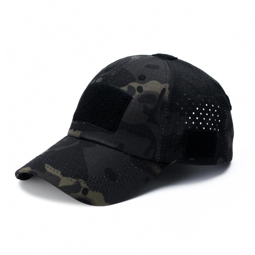 New Breathable Camo Baseball Cap Men - Military Tactical Peaked Hat for Outdoor Sports Training Sun Protection