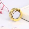 Women's Creative Finger Ring Watch Arabic Numberals Quartz Watches Elastic