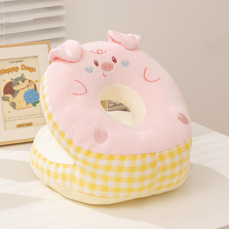 Cute Pastel Animal Donut Plush Cute Toy Doll Cushion For Teens Room Comfort And Casual Style Decor