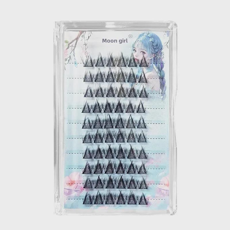 Yue Jiao Niang Segmented False Eyelashes – Thick Barbie Comic Style for Beginners