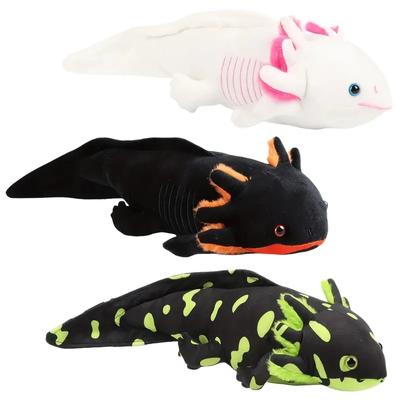 Salamandrid Axolotl Plüschtier, lustige Kuscheltiere, Axolotl-Spielzeugpuppen, Begleiter für Jungen und Mädchen, Weihnachts- und Halloween-Geschenk