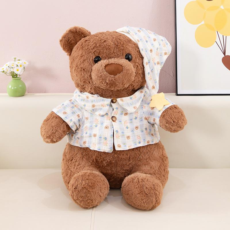 

Barcelona bear doll shirt dressing teddy bear doll plush toy cute doll birthday gift 30cm (0.25kg)