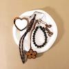 Animal Print Star Bag Accessory Multipurpose Keychain Decoration Made Of Sturdy Rope And Alloy