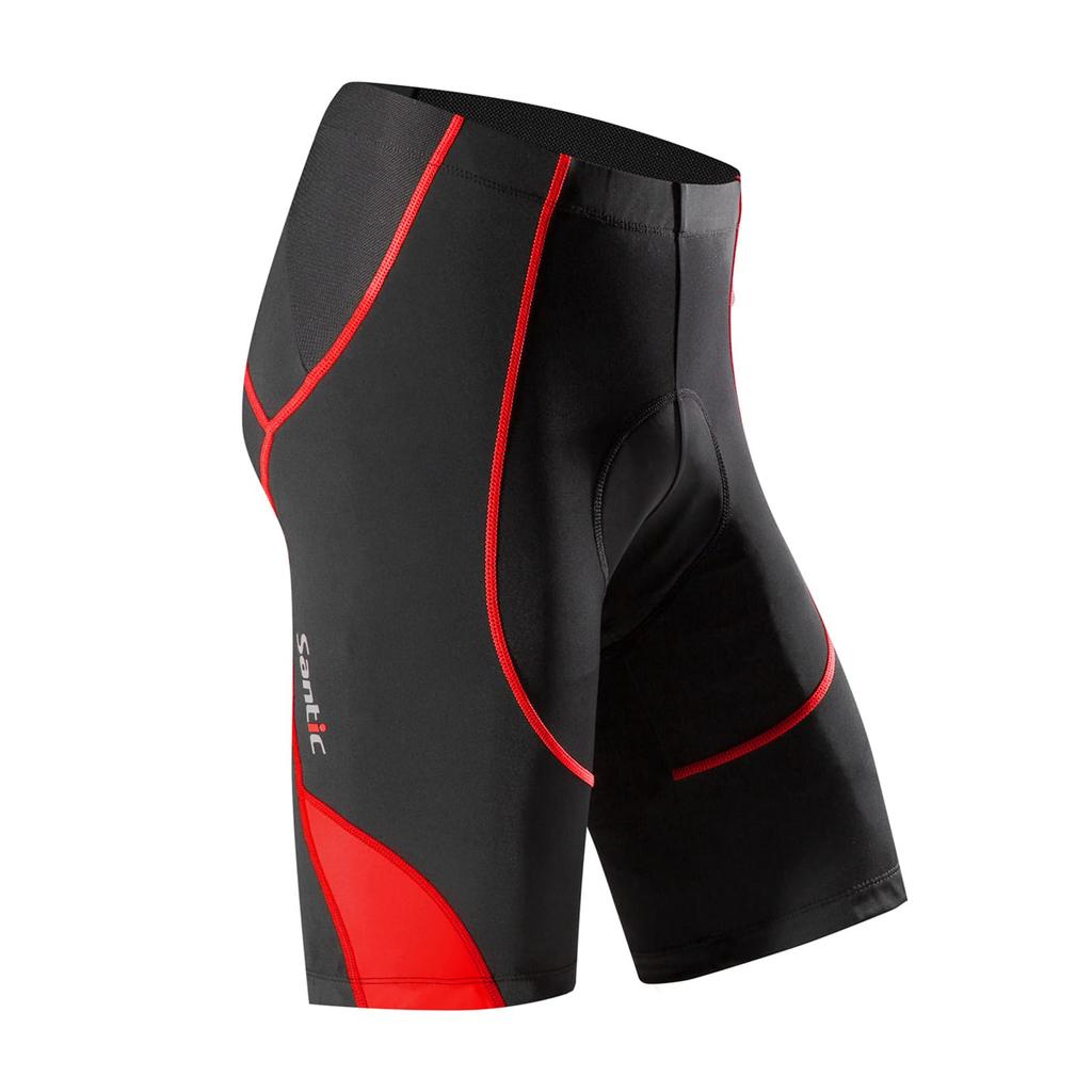 Santic Genting Cycling Summer Cycling Sponge Padded Racing Size S Men's Shorts, Wear, Shorts, Red,