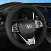 New Car 37-38.5cm Steering Wheel Cover Breathable Anti Slip PU Leather Steering Covers Suitable Auto Decoration Carbon Fiber