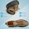 Men's Casual Leather Shoes,Ankle Boots Lightweight Loafers,Mid Top Walking Driving Shoes