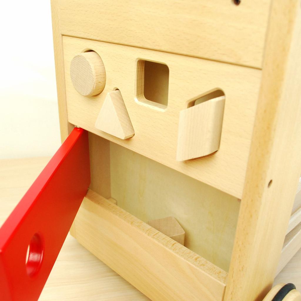 Hölzerner Joyful Wagon [Japanisches Spielzeug]