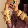 Face Wash Wristband, Splash-proof Wristband, Cute Cheese Toast Moisture-proof Wonder, Absorbent Hair Band Wristband, Bread Wristband