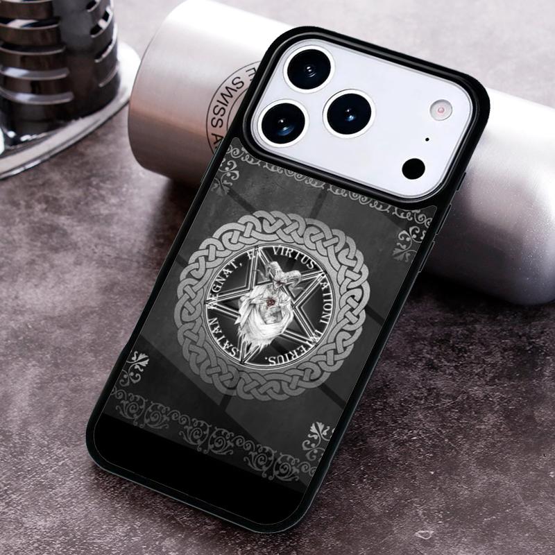Witchcraft Occult Pentagram Phone Case For iPhone 17,16e,15,14,13,12,11,Mini,Pro,MAX soft Silicone Cover