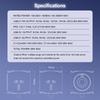 6 IN 1 Cube Design Power Strips 65W Super Fast Charging 2M Universal Standard Extension Cord Power Socket