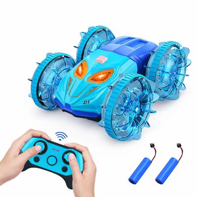Remote Control Car for Amphibious RC Fully Rotating Shockproof Wireless Remote LED Technical Standards Compliance Boys and Elementary and Junior High