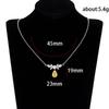 Women Yellow Teardrop Pendant Necklace with Sparkling Stone Cluster Elegant Silver Tone