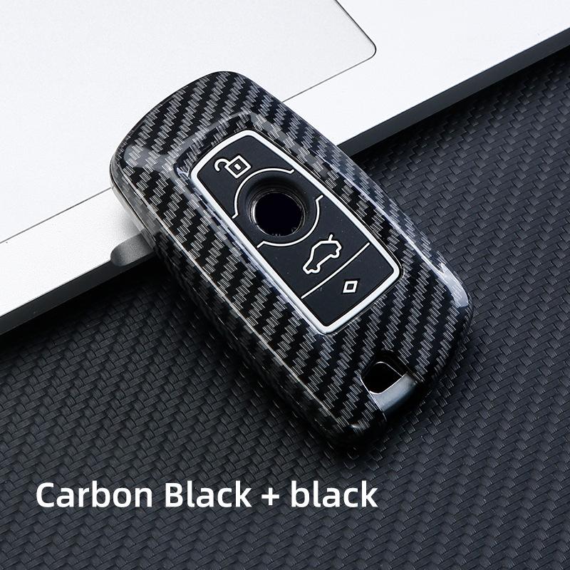 Abs Carbon Fiber Car Key Case Cover Shell For Bmw 1 3 5 7 Series X1 X3 X4 X5 X6 G20 G30 F15 F16 G01 G02 G05 F10 F20 F30 G07 F34