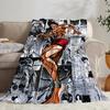Anime Hanma Baki Throw Flannel Throw Blanket: Soft Kid-Friendly Warm Anti-Static All Season Washable Couch Bed Home