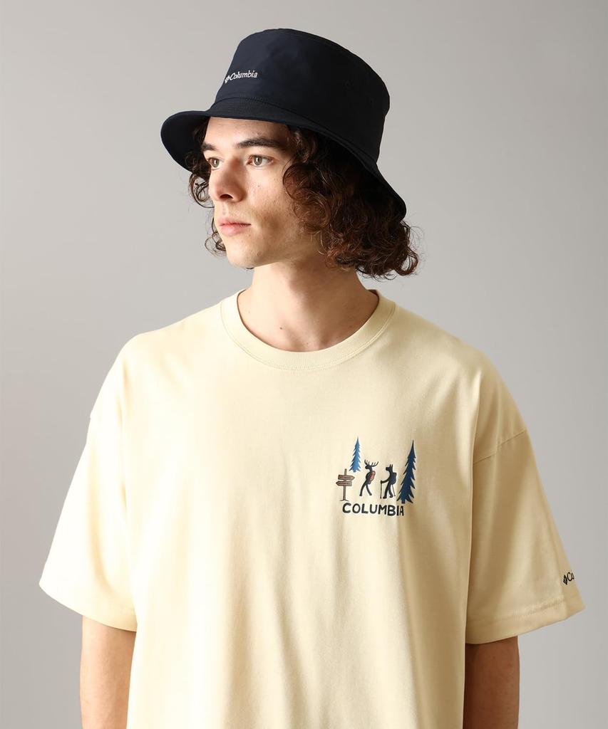 Lake to Avenue Graphic Short Sleeve PG2040 Glove Yellow Hike XL Size [Columbia] T-Shirt